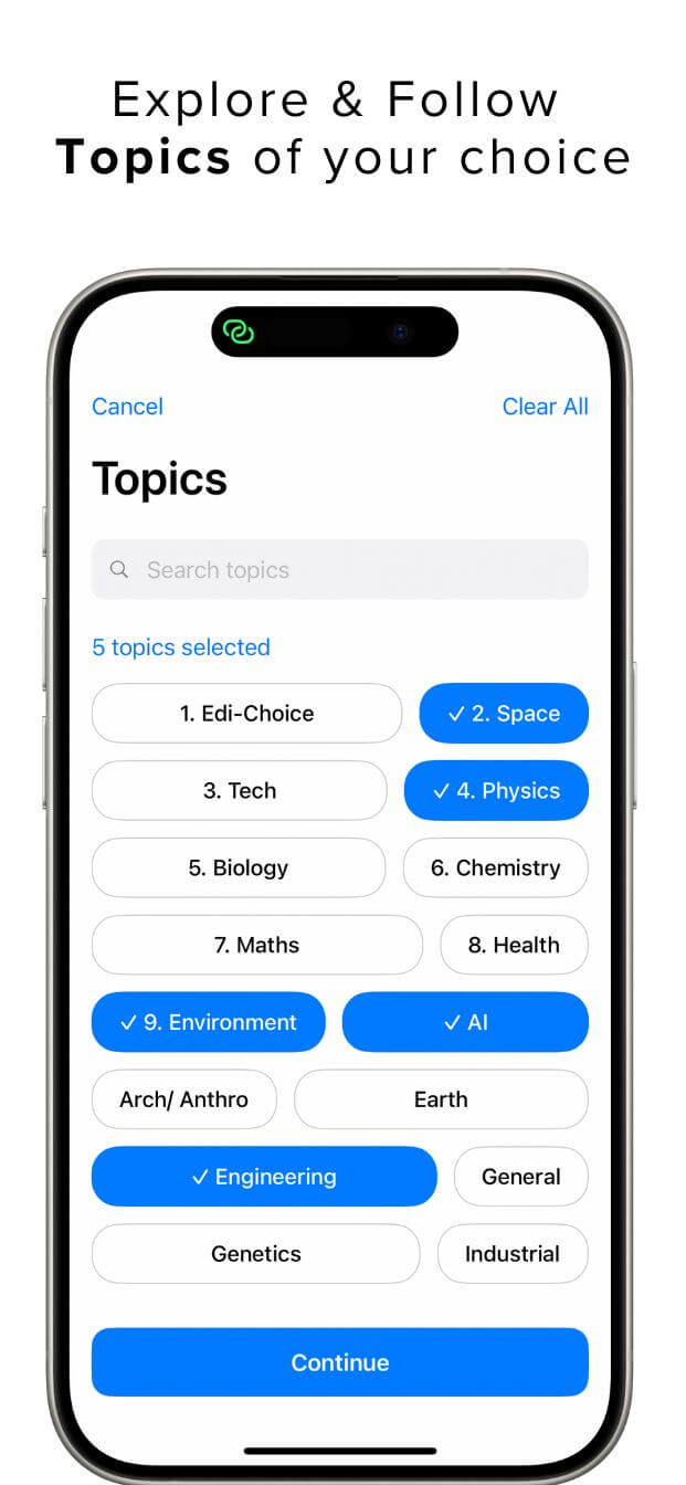 science news app