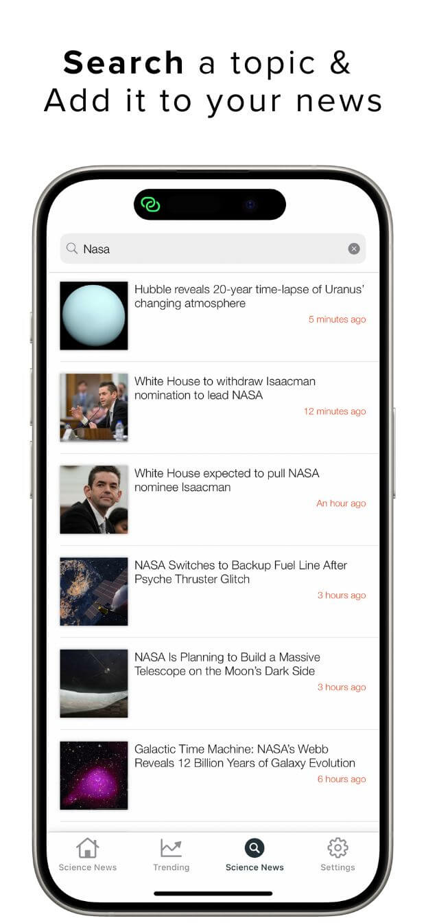 science news app